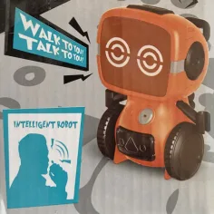 RC интерактивен TalkBot робот с функция за радиотелефон в оранжев цвят 2,4GHz изображение 9