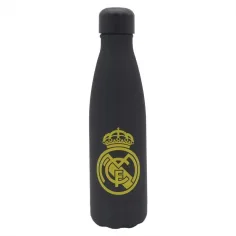 Real Madrid Неръждаема двустенна черно-златна стоманена бутилка 500ml