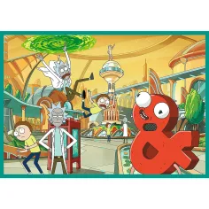 Rick и Morty Луди приключения 4x250бр. пъзел - Trefl изображение 4