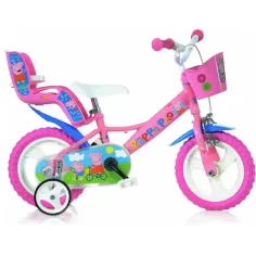 Розов детски велосипед Peppa Pig размер 12 - велосипед Dino Bikes