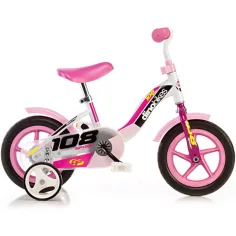 Розов детски велосипед размер 10 - Dino bikes велосипед