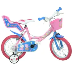 Розова детска колело Peppa Pig размер 14 - Dino Bikes