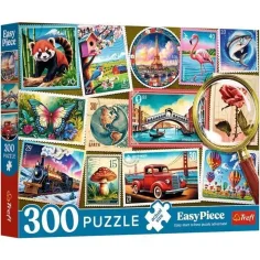 Събиране на марки Easy Piece 300 части пъзел - Trefl