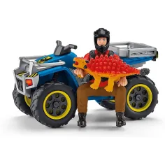 Schleich: Бягство с квадроцикл от Велосираптор (41466) изображение 3
