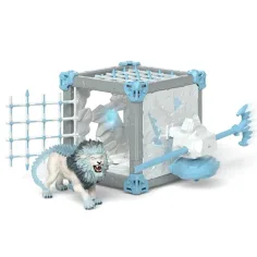 Schleich: Eldrador BattleCave – Ледена лъвица комплект за игра (42766) изображение 1
