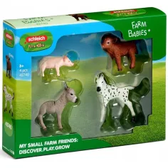 Schleich: Farm World Ферма бебешки животни фигура – комплект от 4 бр. (42740) изображение 1