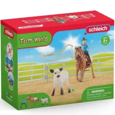 Schleich: Farm World - Конкурс за ласо с каубойка комплект за игра (42577)