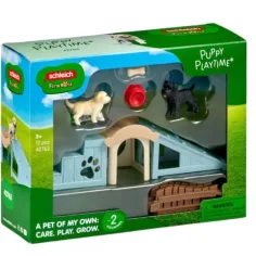 Schleich: Farm World Кученца играчка къща комплект (42763) изображение 1
