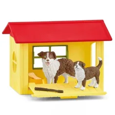 Schleich: Farm World - Приятелска кучешка къща комплект (42573) изображение 3