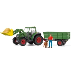Schleich: Farm World - Трактор с ремарке комплект за игра (42608) изображение 2