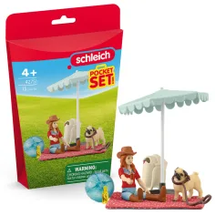 Schleich: Хана и мопсчето й на екскурзия до езерото комплект за игра (42751)