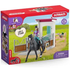 Schleich: Horse Club - Игрален комплект за езда с Лиса и Сторм изображение 1