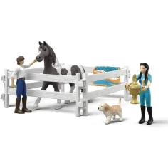 Schleich: Horse Club Kim тренировъчен комплект за езда (42799) изображение 2