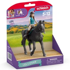 Schleich: Horse Club Лиза и Шторм комплект за игра (42712) изображение 1