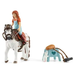 Schleich: Horse Club - Миа и Споти комплект с фигурка на кон (42518) изображение 2