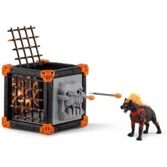 Schleich: Комплект с лавова хиена от Battlecave (42674) изображение 3