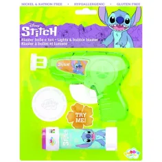 Сет за пистолет за мехурчета Stitch с светлина