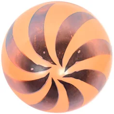 Шарена гумена топка 23 см в различни цветове изображение 3