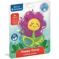 Щастливата маргаритка цветна охлаждаща гризалка - Clementoni Baby