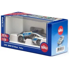 SIKU BMW i8 Полиция полицейска количка 1/50 изображение 5