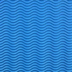 Син декор 3D вълнообразен картон B2 50x70cm 1бр