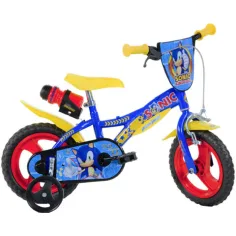 Сини-жълт детски велосипед Sonic размер 12 - велосипед Dino Bikes