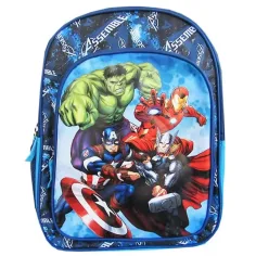 Синя раница Avengers, училищна чанта 37x28x13cm