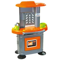 Сив комплект играчки кухня с аксесоари 67см