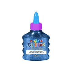 Сияен течен spark син цвят лепило 88ml - Carioca