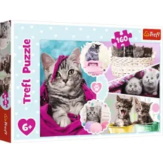 Сладки котенца пъзел 160бр - Trefl