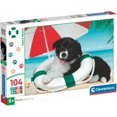 Слънчевото куче 104 части Super Color пъзел - Clementoni изображение 1