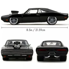 Бързи и яростни: 1970 Dodge Charger метален автомодел 1/24 - Jada Toys изображение 4