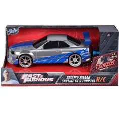 Смъртоносна надпревара: RC Brian's Nissan Skyline GT-R (BNR35) дистанционно управление автомобил 1/24 - Simba Toys