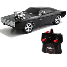 Бързи и яростни: RC Dom's Dodge Charger R/T дистанционно управляван автомобил 1/24 - Simba Toys изображение 2