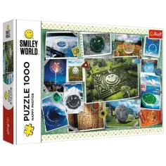 Smiley World Усмихвай се навсякъде по Земята 1000 части пъзел - Trefl