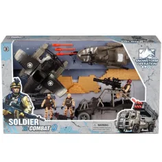 Soldier Force 9 Военен комплект с хидроплан и куче