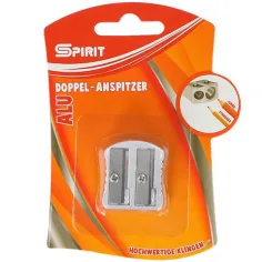 Spirit: Алуминиев острилник с 2 дупки, пакет от 1 брой