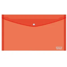 Spirit: Червена прозрачна пластмасова папка 235x115mm