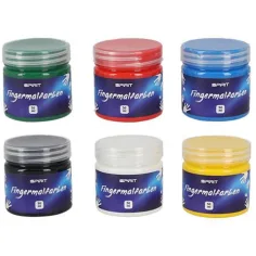 Spirit: Комплект за рисуване с пръсти 6x50ml изображение 2