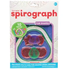 Spirograph: FUN Shapes Spirograph - Забавни форми 10бр креативен комплект