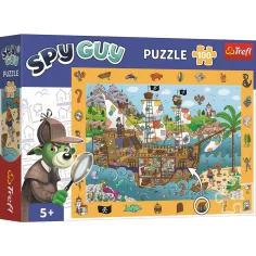 Spy Guy 100 части пъзел Пиратски кораб - Trefl