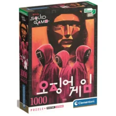 Squid Game - Спечели живота си 1000 части пъзел с постер - Clementoni