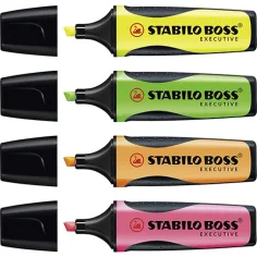 Stabilo: BOSS Executive маркер за текст в различни цветове 4бр. комплект изображение 2