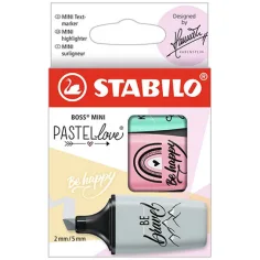 Stabilo: Boss Mini Пастелни маркери комплект 3бр. (Уникален)