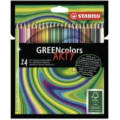 Stabilo: GREENcolors Arty 24 бр. комплект цветни моливи