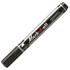 Stabilo: Mark-4-All маркер с нарязан връх в черен цвят