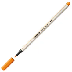 Stabilo: Pen 68 brush флумастер в оранжев цвят