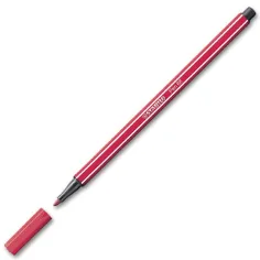 Stabilo: Pen 68 тъмен червен флумастер
