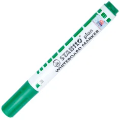 Stabilo: План WhiteBoard маркер с нарязан връх зелен цвят