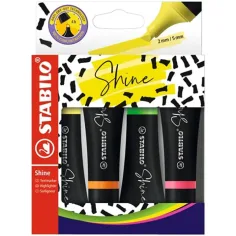 Stabilo: Shine маркер за текст 4бр.